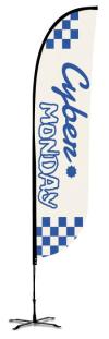 15 Ft Convex Advertising Flags