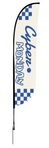 15 Ft Convex Advertising Flags