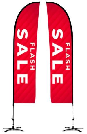 9 Ft Straight Feather Flags