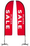 13 Ft Straight Feather Flags