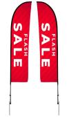 13 Ft Straight Feather Flags