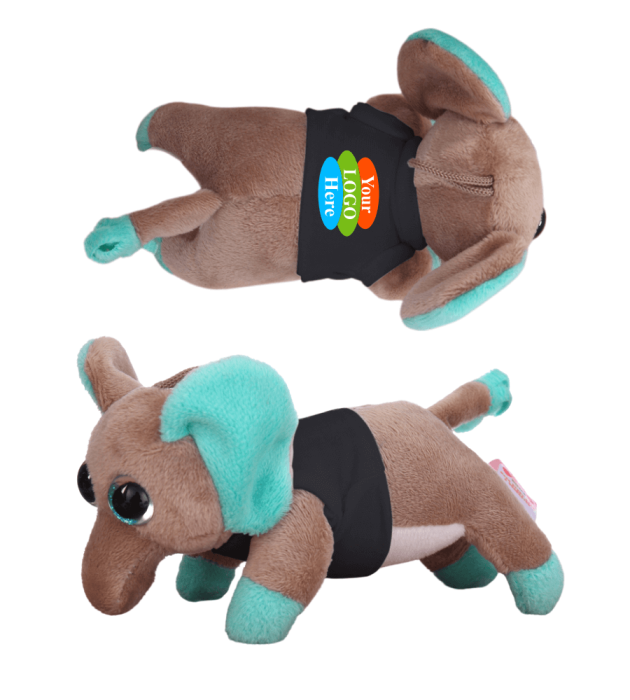 Soft Plush Elephant Magnet Tsum Tsum with Tee 6"