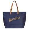 Next Level Dobby Tote With Leather Handles