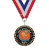 1.75" Speed Medal with Wreath Border