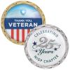 2" Speed Coin Diamond Border