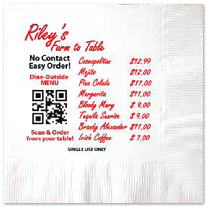 White 2-Ply Luncheon Napkins