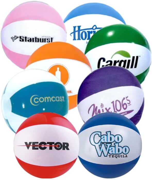 16 inch Two Tone Beach Balls Customized | Imprinted Logo | AD1002-16