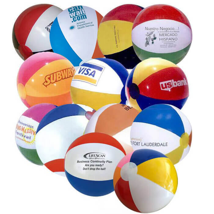 Imprinted 2025 beach balls