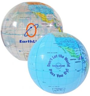 12 inch Globe Beach Balls 