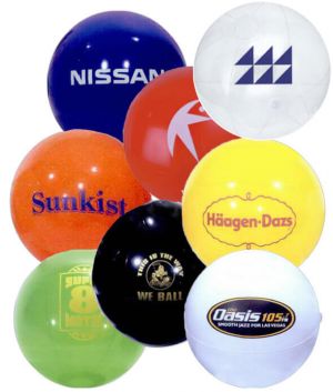 9 inch Solid Colored Beach Balls 