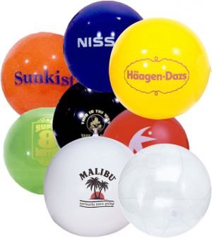 16 inch Solid Colored Beach Balls