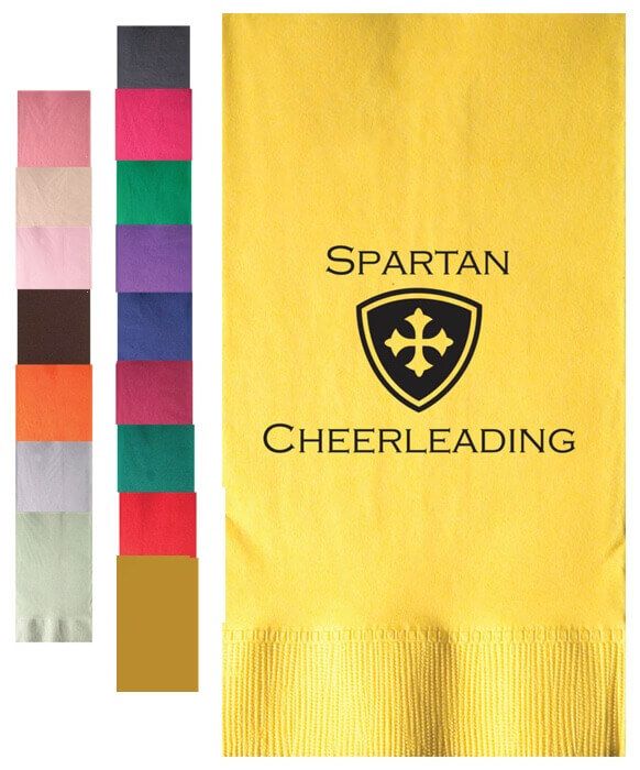 2-Ply Colored Mid Size Dinner Napkins - Low Qty