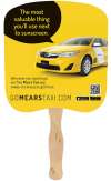 Bread Slice Hand Fans