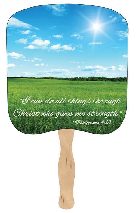 Religious Hand Fans - R17